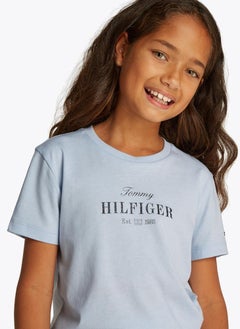 TOMMY HILFIGER Kids Tommy Script Ss T-Shirt  - Image 3