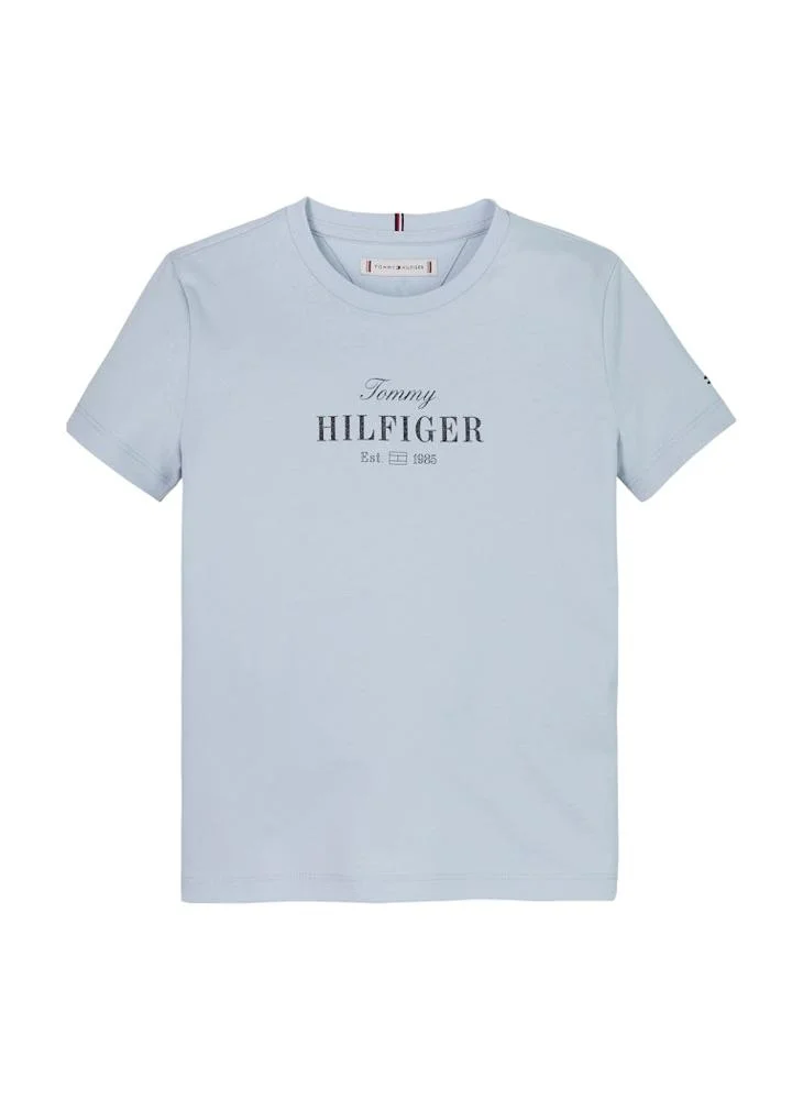 تومي هيلفيغر Kids Tommy Script Ss T-Shirt