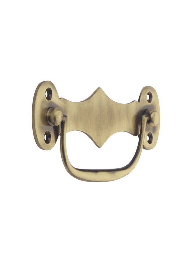 HOBKNOBS (107mm Backplate Antique Brass Cabinet Handle Door Knocker - Brownish Gold. - Image 2