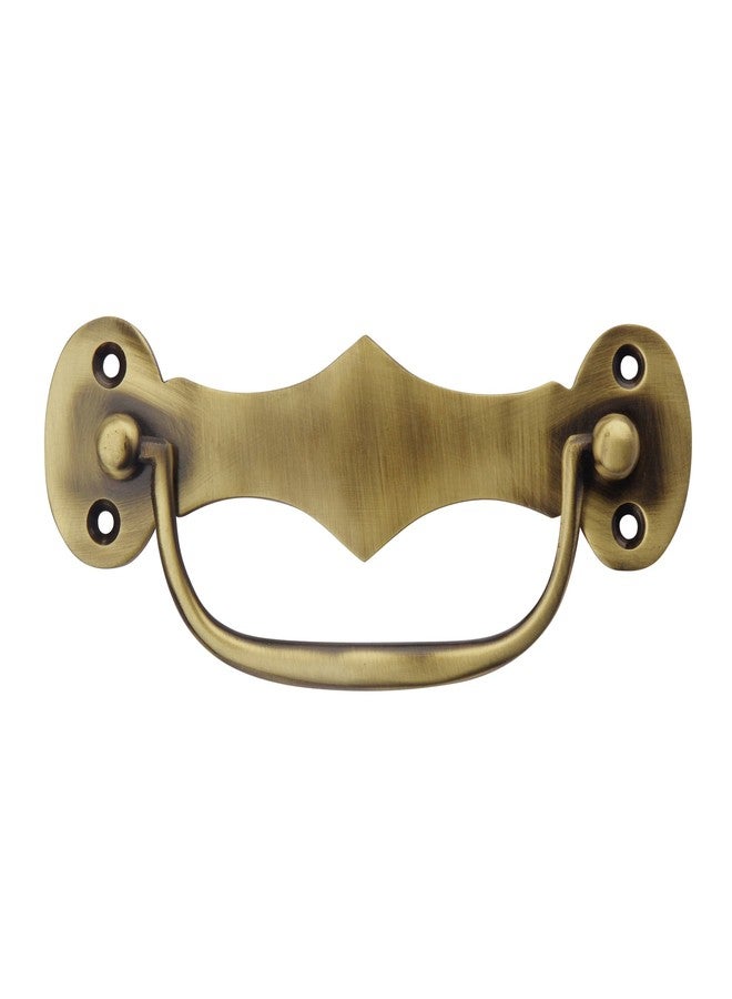 HOBKNOBS (107mm Backplate Antique Brass Cabinet Handle Door Knocker - Brownish Gold. - Image 1