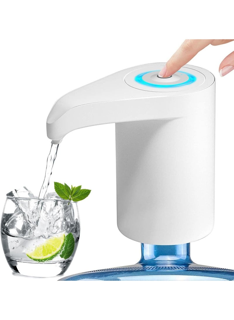 سناجل مضخة مياه كهربائية – تعمل بتقنية USB وقابلة لإعادة الشحن، مناسبة لجميع عبوات المياه من 1 إلى 5 جالون - Image 2