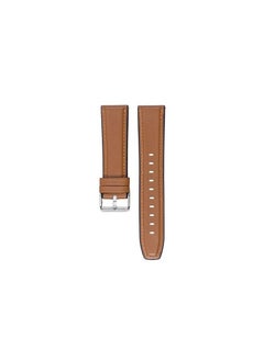 Generic Leather Replacement Strap 20mm For Amazfit GTS 4 Mini - Bip 3 - GTS 2 Mini- Amazfit GTS 2-Amazfit GTS 4 - Camel  - Image 2