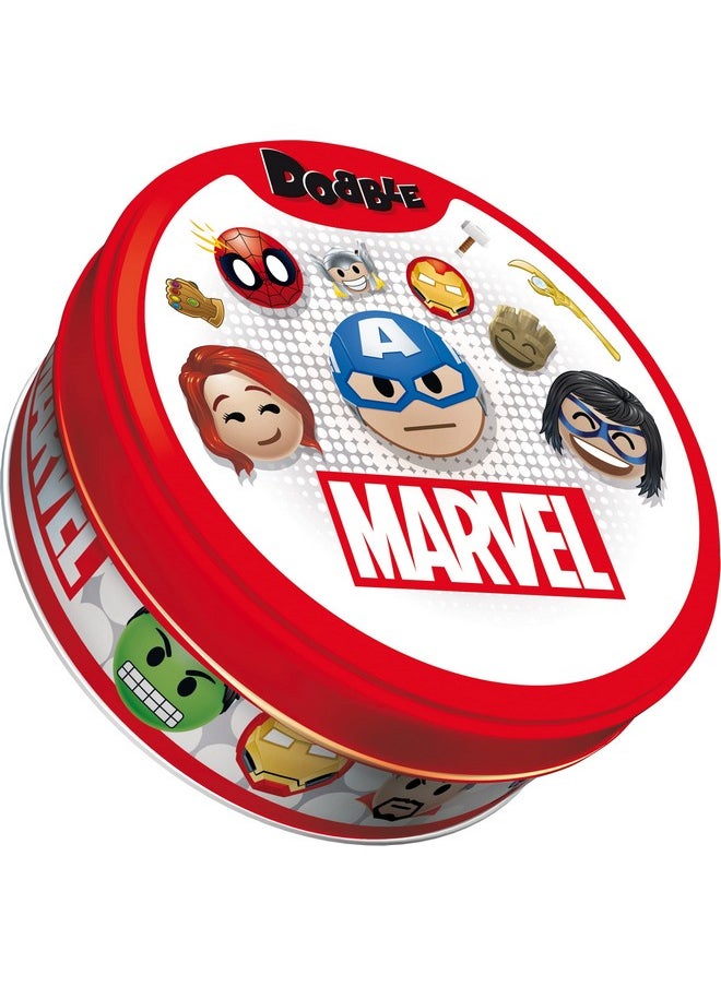 Asmodee Asmodee Zygomatic ASMDOBMARE01EN Dobble Marvel Emoji, Mixed, 1. 55 Card  - Image 4