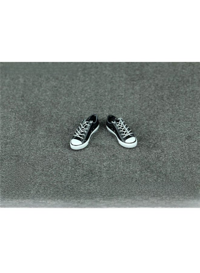 Women's Clothing Low-top Canvas Sports Shoes 6-inch Dolls Action Figures Handheld Shoes Zy1002-Color:Yellow - Image 3