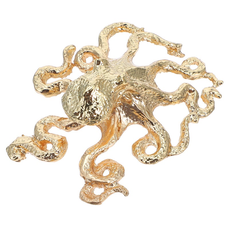 Octopus Shape Zinc Alloy Cabinet Handles Gold Beach Theme Knobs for Kitchen Drawers Cupboards - Image 2