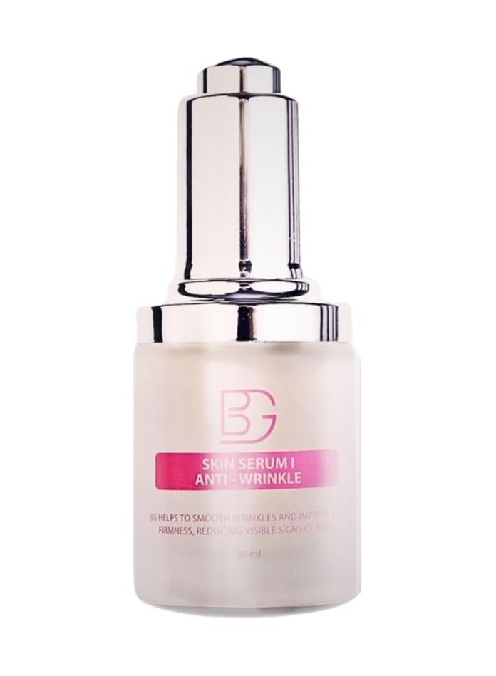 BG Skin Serum – Anti-Wrinkle Face Serum with Hyaluronic Acid, Collagen & Niacinamide – Hydrating & Firming Formula for Youthful Radiant Skin – 30ML - Image 1
