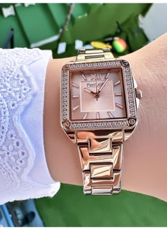Ferrucci square Vintage Women's Metal Band Wristwatch  - Image 2