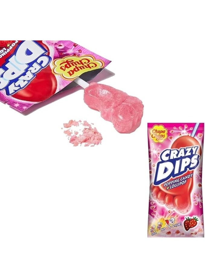 تشوبا تشوبس مصاصات تشوبا تشوبس كريزي ديبس بنكهة الفراولة 149 - Image 2