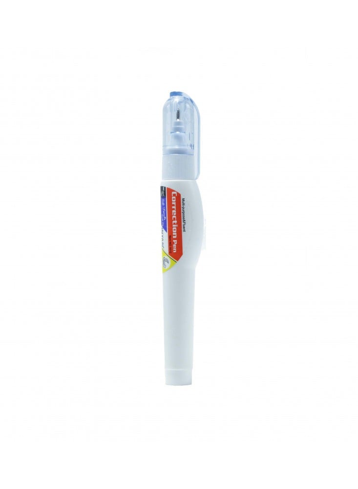 White Correction Pen – Liquid Corrector for Office & School - Image 1