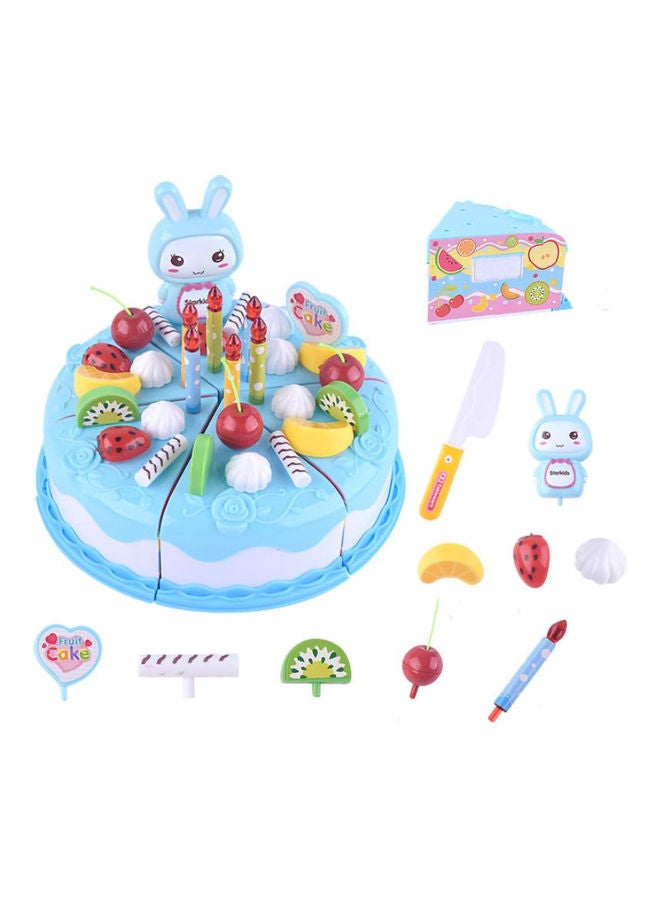 NIBEMINENT 37-Piece Cutting Birthday Party Cake Food Playset - Image 1