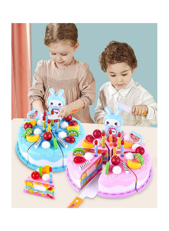 NIBEMINENT 37-Piece Cutting Birthday Party Cake Food Playset - Image 3