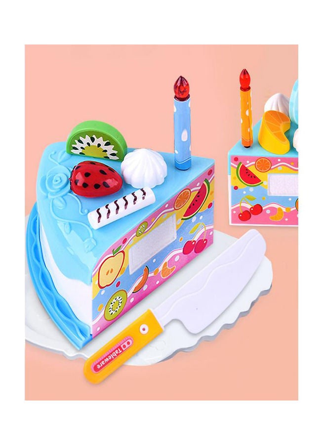 NIBEMINENT 37-Piece Cutting Birthday Party Cake Food Playset - Image 4