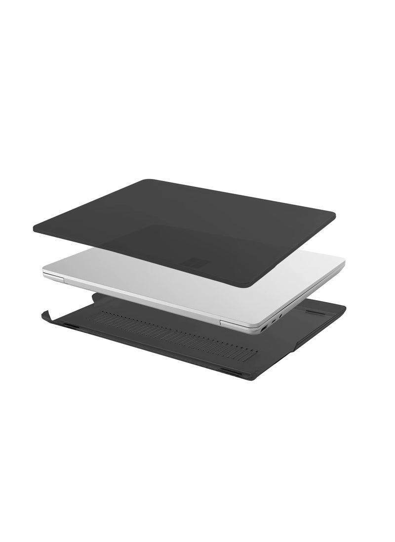 Generic - Case Only Compatible with Microsoft Surface Laptop Go 3/2/1 12.4 Inch 2023 2022 2020 Release (Models: 2013 1943) Protective Plastic Hard Shell Case Cover (Matte Black) - Image 1