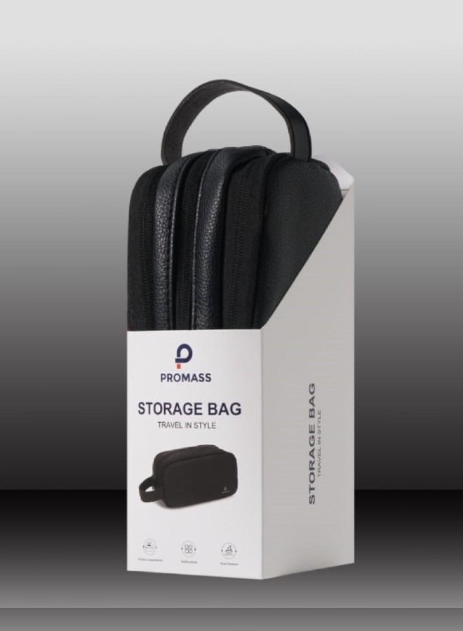 بروماس حقيبة يد رجالي، حقائب حمام للسفر مع مقصورتين، حقيبة يد محمولة للرجال والنساء