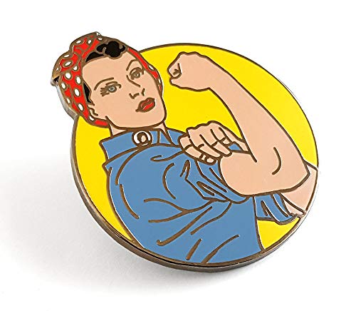 Pinsanity Rosie the Riveter Enamel Lapel Pin - Image 2