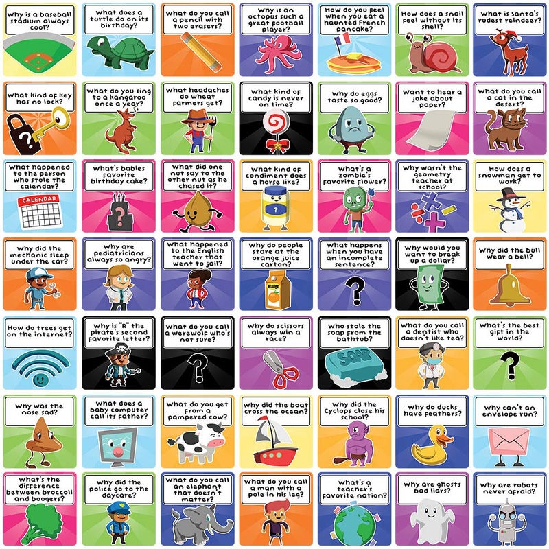 Savoychef 150 Joke Cards for Kids Vol.2 - Lunchbox Notes - Inspirational Motivational Cards for Children - Jokes and Puns for Boys and Girls - Great for Parties, Schools, Bake Sales, Picnics - Image 1