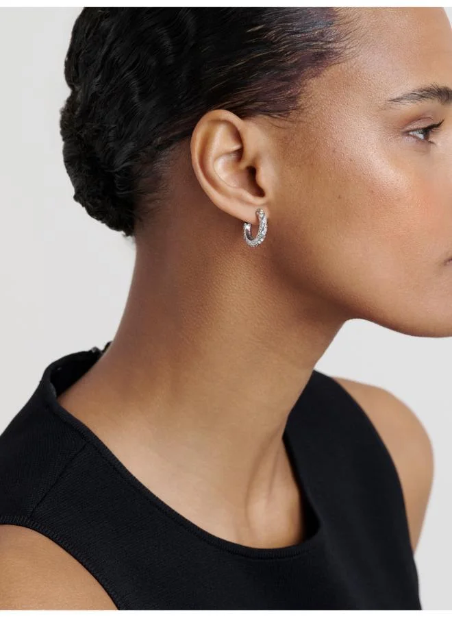 تيد بيكر Toni Crystal Twist Hoop Earrings