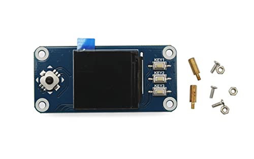 Waveshare 1.3 Inch IPS LCD HAT Display for Raspberry Pi 5/4B/3B+/Zero, 240x240 SPI Screen with Joystick & Buttons, ST7789 Driver, Compatible with Raspberry Pi GPIO - Image 1