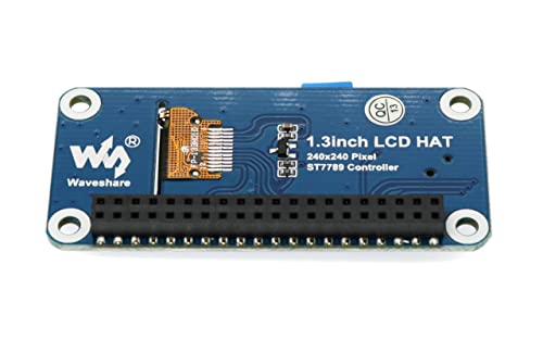 Waveshare 1.3 Inch IPS LCD HAT Display for Raspberry Pi 5/4B/3B+/Zero, 240x240 SPI Screen with Joystick & Buttons, ST7789 Driver, Compatible with Raspberry Pi GPIO - Image 4