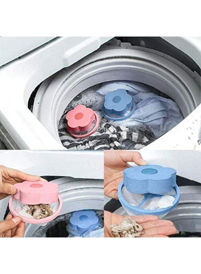 Floating Washing Machine Lint Filter (2-Pack) - Reusable Hair and Debris Catcher for Laundry - Image 4