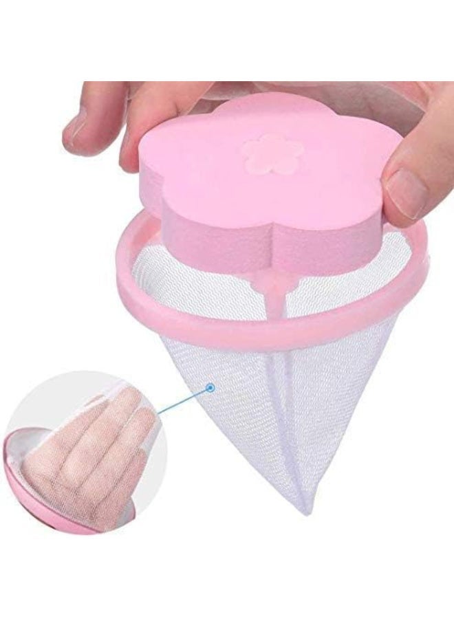 Floating Washing Machine Lint Filter (2-Pack) - Reusable Hair and Debris Catcher for Laundry - Image 1