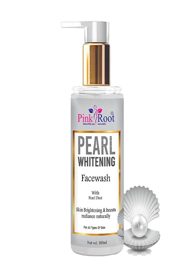 Pink Root Pearl Whitening Facewash 100ml Helps in Deep Cleansing Skin Whitening Facial Foam, Face Wash, for All Skin Types Face Wash Suitable for Unisex Daily Skin Care Routine - Image 1