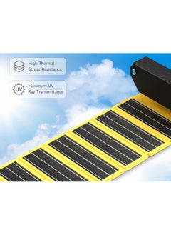 SHARGE SHARGE SP17 Foldable Solar Panel Energy for Power Bank 12W Max Output 10-Fold Panel High Conversion Efficiency Water-Resistant & Durable Compact & Portable (Compatible with SHARGE 170)  - Image 4