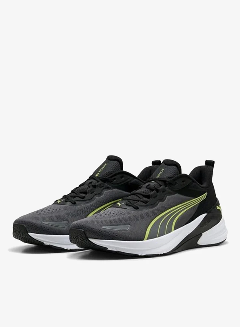 Puma PUMA Black-Cool Dark Gray-Sunny Lime Action Pro Training Shoes Unisex  | Best Price UAE
