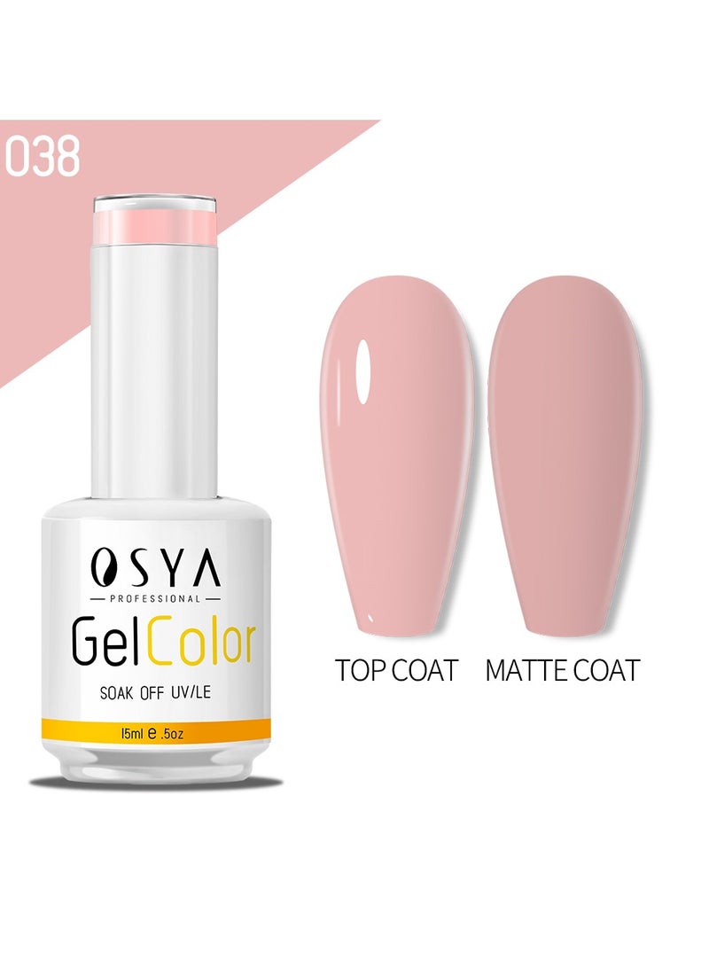 OSYA gel Nail Polish Collection Soak Off UV&LED CANNI OUTPUT Gel polish 15ml (038) - Image 1