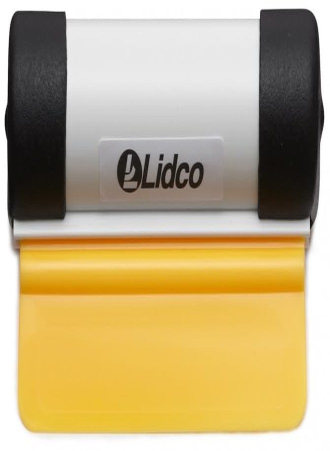 Rvinyl Lidco E.Z. Grip Squeegee Handle in Grey - 4" - Ergonomic Tubular Design - External Fins for Rigidity - Multipurpose Use Applications Tool - Image 2