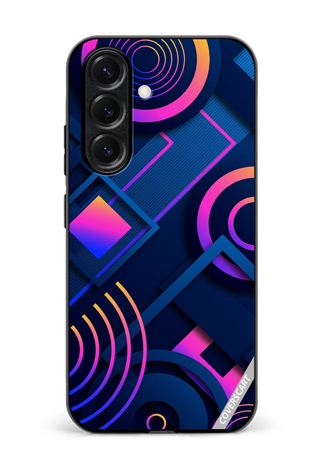 VR CREATIVE Protective Case Cover For Samsung Galaxy S25 Plus Abstract Design Multicolour