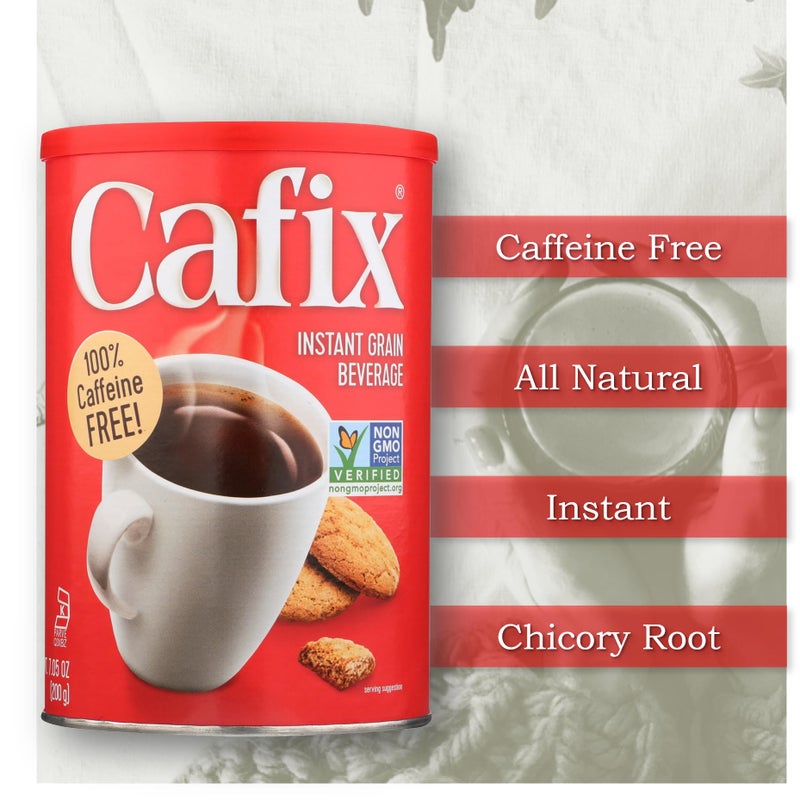 Cafix All Natural Instant Coffee Substitute & Alternative, 7.05oz (Pack of 1) - Image 2