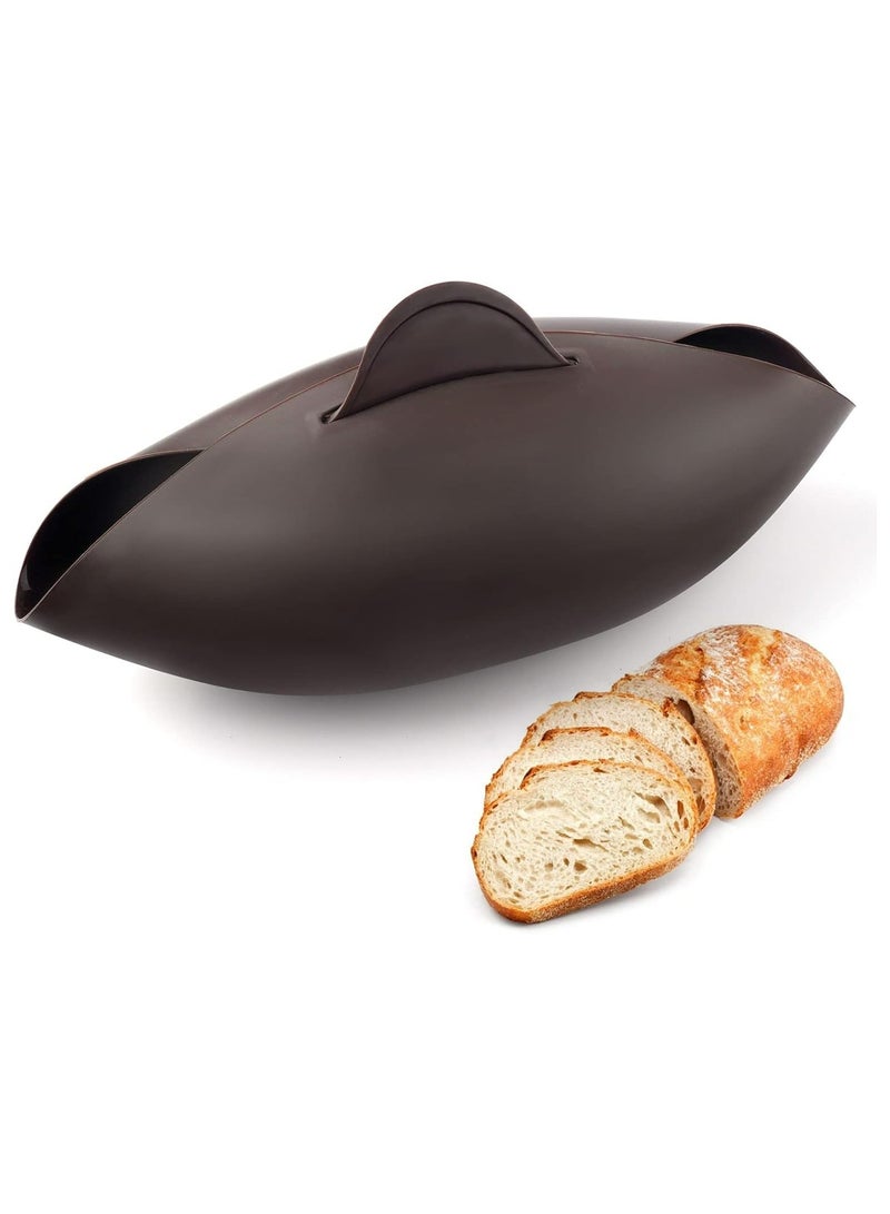 أوزيغالور وعاء خبز سيليكون، قالب خبز سيليكون، صانع خبز، صينية خبز غير لاصقة للخبز في الفرن - Image 1