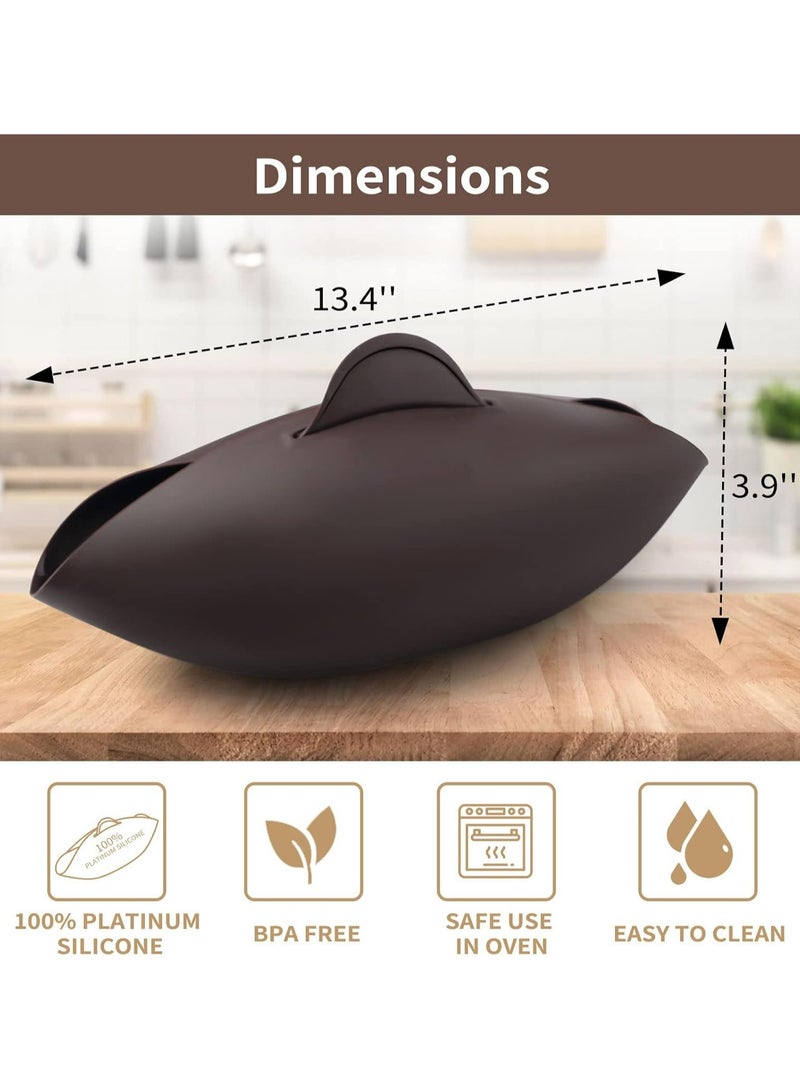 أوزيغالور وعاء خبز سيليكون، قالب خبز سيليكون، صانع خبز، صينية خبز غير لاصقة للخبز في الفرن - Image 4