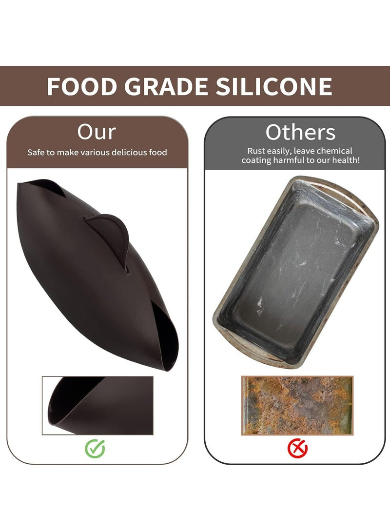 أوزيغالور وعاء خبز سيليكون، قالب خبز سيليكون، صانع خبز، صينية خبز غير لاصقة للخبز في الفرن - Image 5