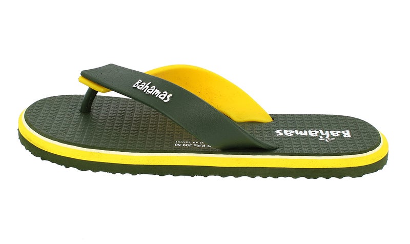 BAHAMAS Men's Olive Yellow Flip-Flops-10 UK (BH0127G_OLYL0010) - Image 2