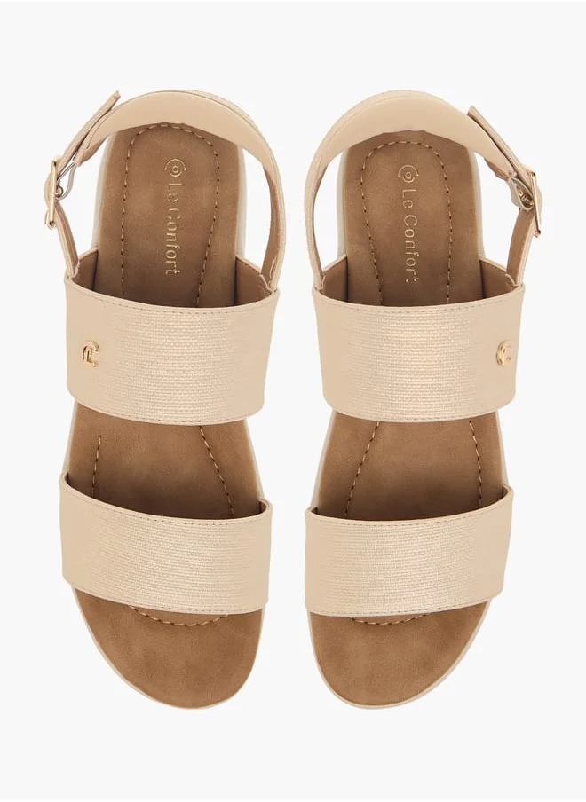 Le Confort Women Sandals with Buckle Closure