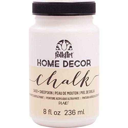 FolkArt Home Decor Chalk Furniture  Craft Paint in Assorted Colors 8 ounce Sheepskin