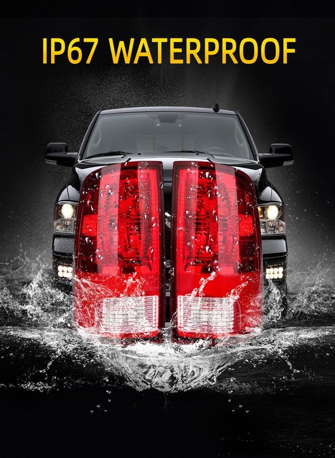 OKLPF Rear Brake Tail Light Compatible With 2009-2018 Dodge Ram 1500 2500 3500 CH2818124 CH2819124,Replacement Red Taillight Assembly(Driver and Passenger Side) - Image 4