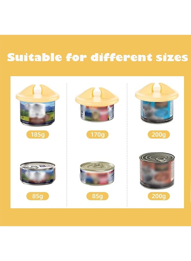 Pet Food Can Spoon  Can Covers, Cute Tail Shape Opener Spatula Cat Wet Food Spoon, Universal BPA Free Silicone Can Lids  Spoon for Dog Cat Cans(Pink) - Image 5