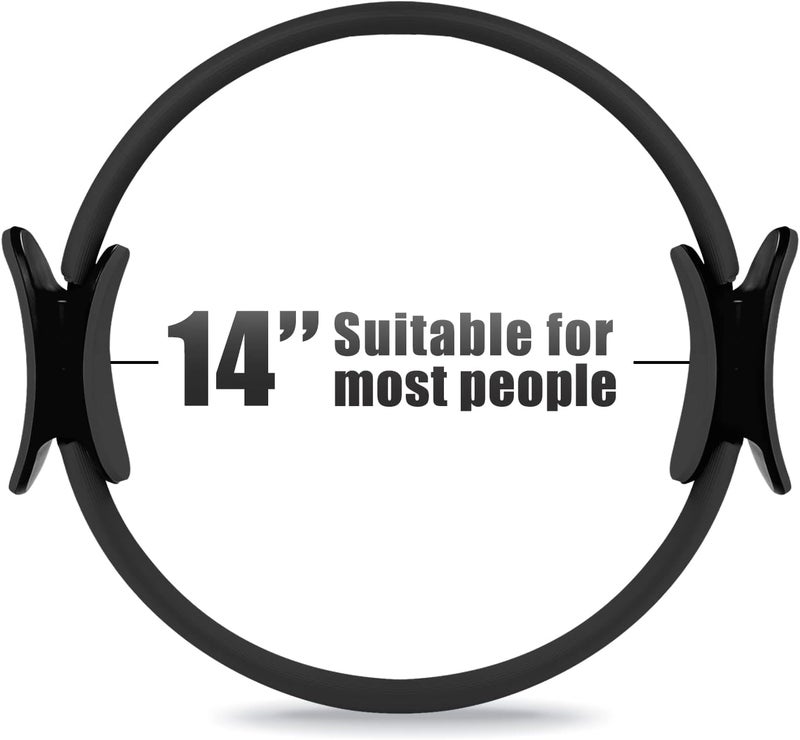 RitFit Pilates Ring Circle - 14 Inch Magic Fitness Circle for Toning Inner & Outer Thighs, Bonus Workout Guide Included - Image 2