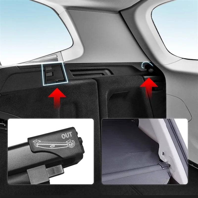 DEMULAX Trunk Cargo Cover for BMW X3 2011-2017 - Image 5