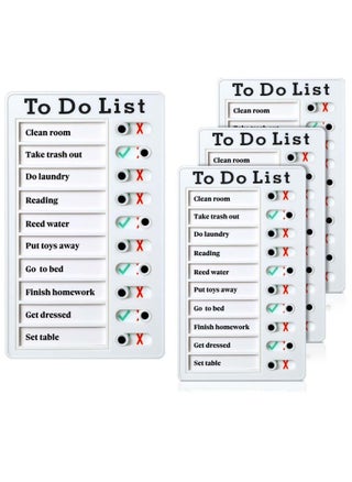 Chore Chart, Daily to Do List, Memo Checklist Board, Portable Detachable Planning Reminder Chart, DIY Home Check Items and Form Good Habit (4 Pcs) - pzsku/Z4B2EEE03CE9246ECB4F6Z/45/_/1709977712/61deb0bc-41de-45a3-9bef-297674fa4ac4