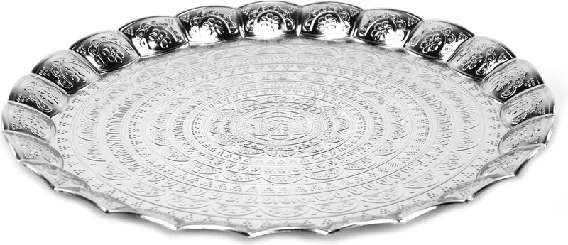 İhvan Online Ihvan Online Wavy Round Hair Tray for 6 People