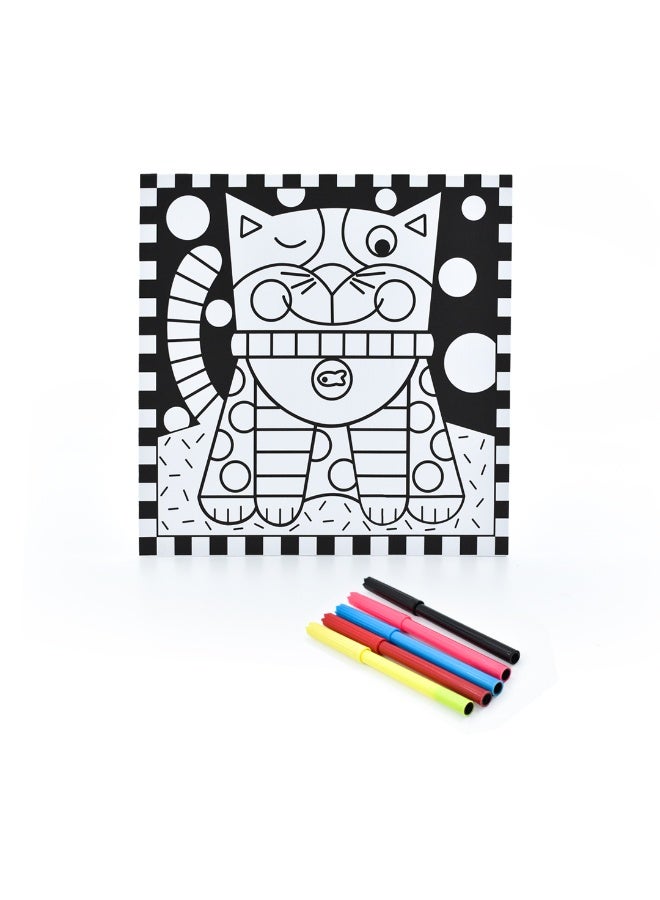 Complex Fallin' Fun Puzzle - Cat Picture - Image 2