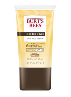 Burt's Bees Burt's Bees BB Cream With SPF 15, Broad-Spectrum Sunscreen Tinted Lotion for All Skin Types, 98.9 Percent Natural Origin Skin Care, Light to Medium, 1.7 oz. Tube  - Image 1