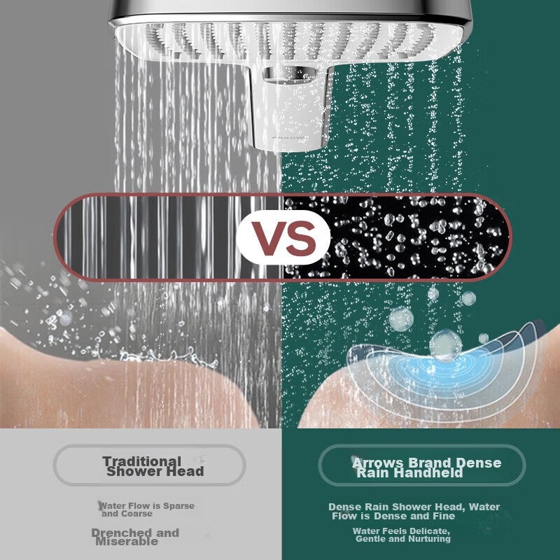 ARROW Pressurized Shower Head with Thickened And Enlarged Square Panel AE58101CP - Image 3