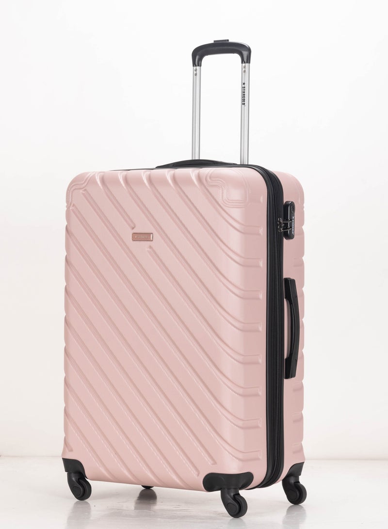 ستارجولد مجموعة حقائب سفر من 4 قطع (20/24/28/32 بوصة) - حقائب سفر صلبة من مادة ABS بسحاب قابل للتمدد، وعجلات دوارة 360 درجة، وقفل رقمي - حقيبة سفر خفيفة الوزن بعجلات - Image 3