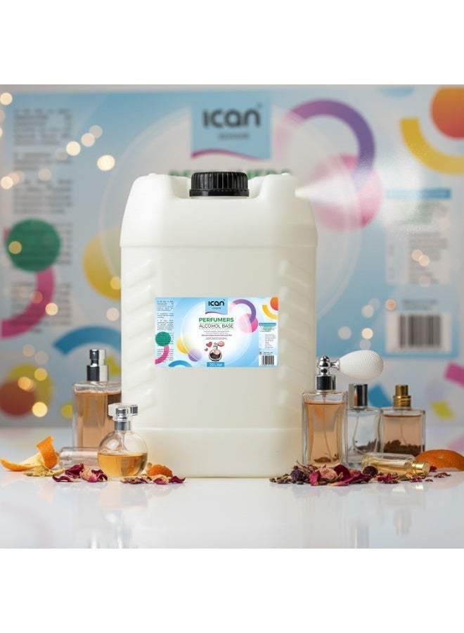 ICAN London Perfumers Alcohol Base 20 Litre | High Purity Ethanol Solvent for DIY Perfume Making & Professional Fragrance Formulation - Image 2