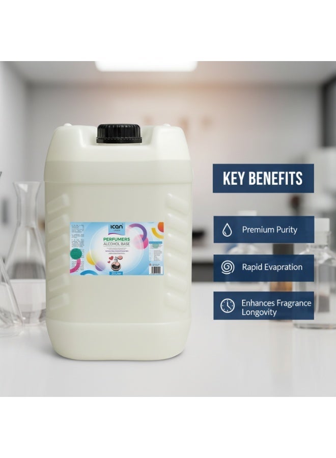 ICAN London Perfumers Alcohol Base 20 Litre | High Purity Ethanol Solvent for DIY Perfume Making & Professional Fragrance Formulation - Image 4